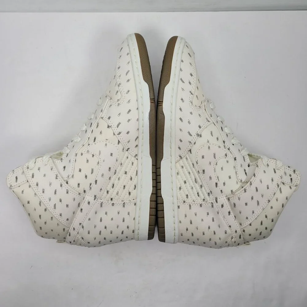 Nike Dunk Sky Hi Hidden Wedge Women's Cream Sneakers 543258-100 US Size 9 - Picture 6 of 9